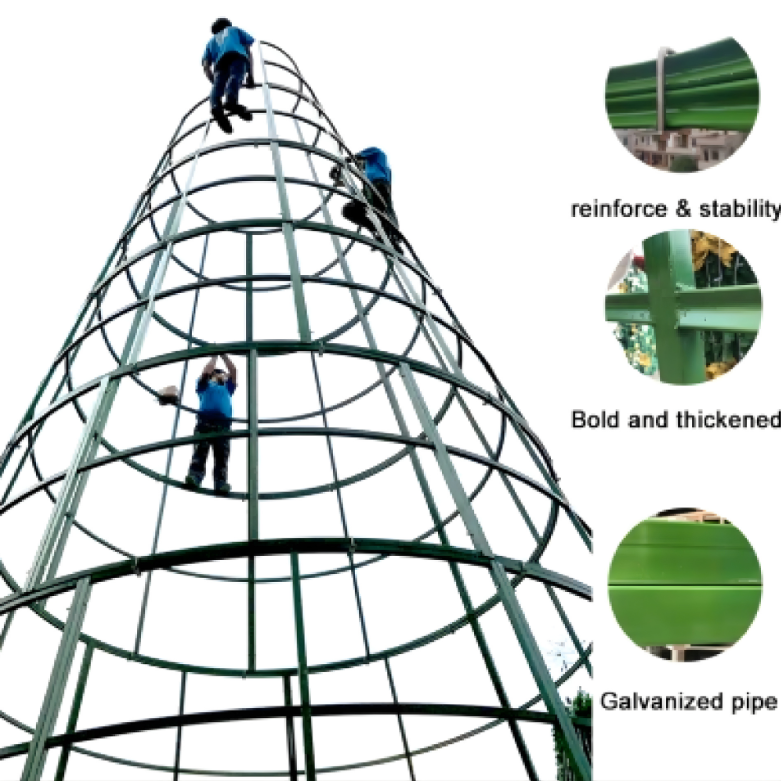 Árvore de Natal para praça ou shopping e árvore de natal de ferro 9 metros