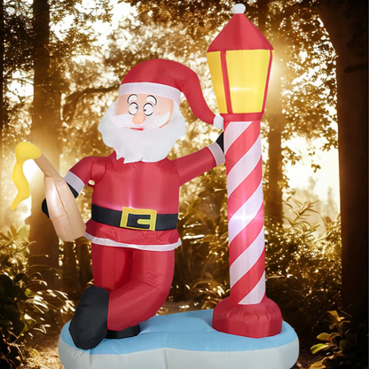 Decorações infláveis de Natal para quintal com mina de areia de 6 pés, decoração inflável