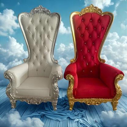 Poltrona Trono Cadeira Do Papai Noel Natal Shopping Tamanho: 90*45*50CM Altura 125CM