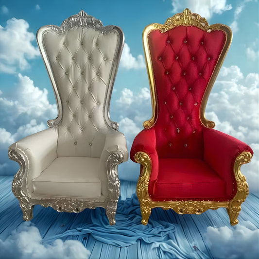 Poltrona Trono Cadeira Do Papai Noel Natal Shopping Tamanho: 90*45*50CM Altura 125CM