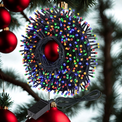 Luzes de fada a bateria para áreas externas de luzes de Natal LED para ambientes internos