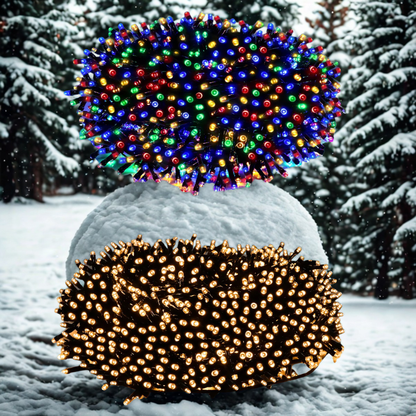 Luzes de Natal solares Too Dour, 72 pés, 100M LED, 8, luzes corda solares e 82 pés tensão