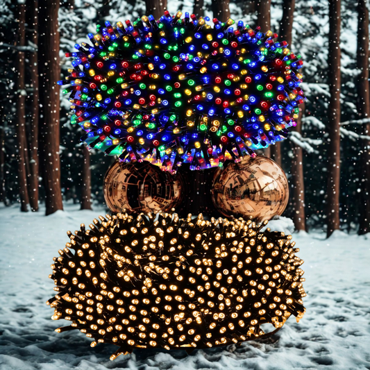 Luzes de Natal solares Too Dour, 72 pés, 100M LED, 8, luzes corda solares e 82 pés tensão