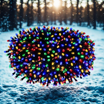 Luzes LED 100 lâmpadas decoração Pisca Piscas 600 leds Decoração Natal 600 Metro
