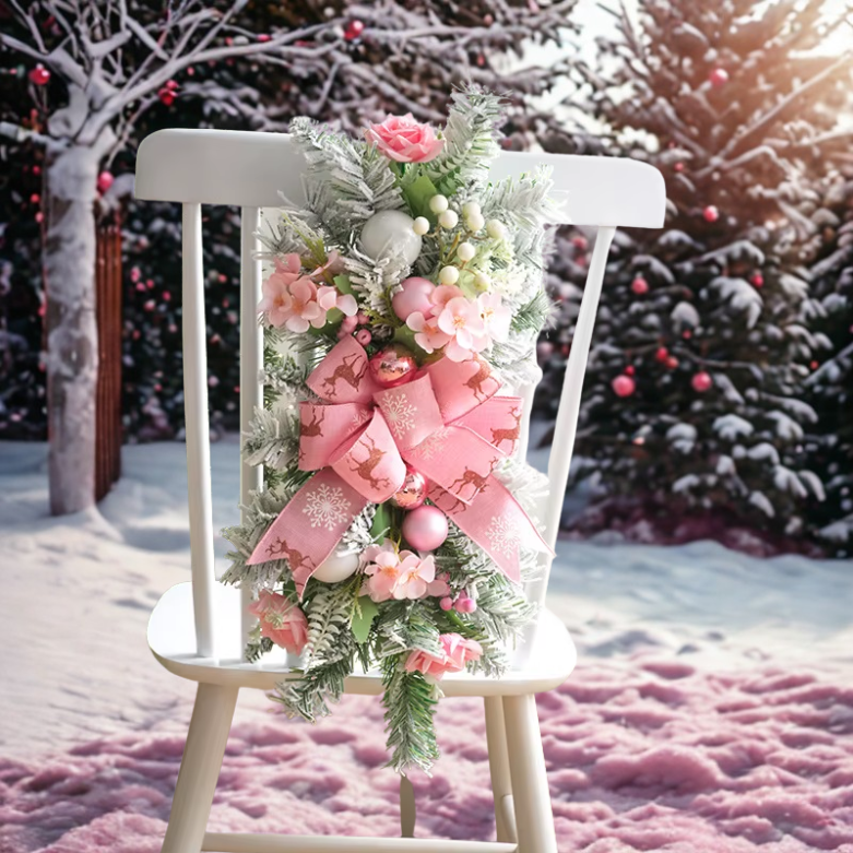 Guirlanda de Natal com luzes, guirlanda de Natal, gota, guirlanda de Natal, guirlanda gota