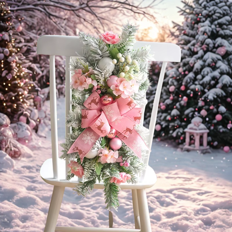 Guirlanda de Natal com luzes, guirlanda de Natal, gota, guirlanda de Natal, guirlanda gota