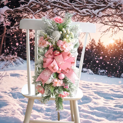 Guirlanda de Natal com luzes, guirlanda de Natal, gota, guirlanda de Natal, guirlanda gota