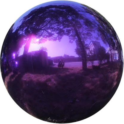 Bola de espelhos para shopping Bola de espelhos inflável, balão gigante espelhado prateado