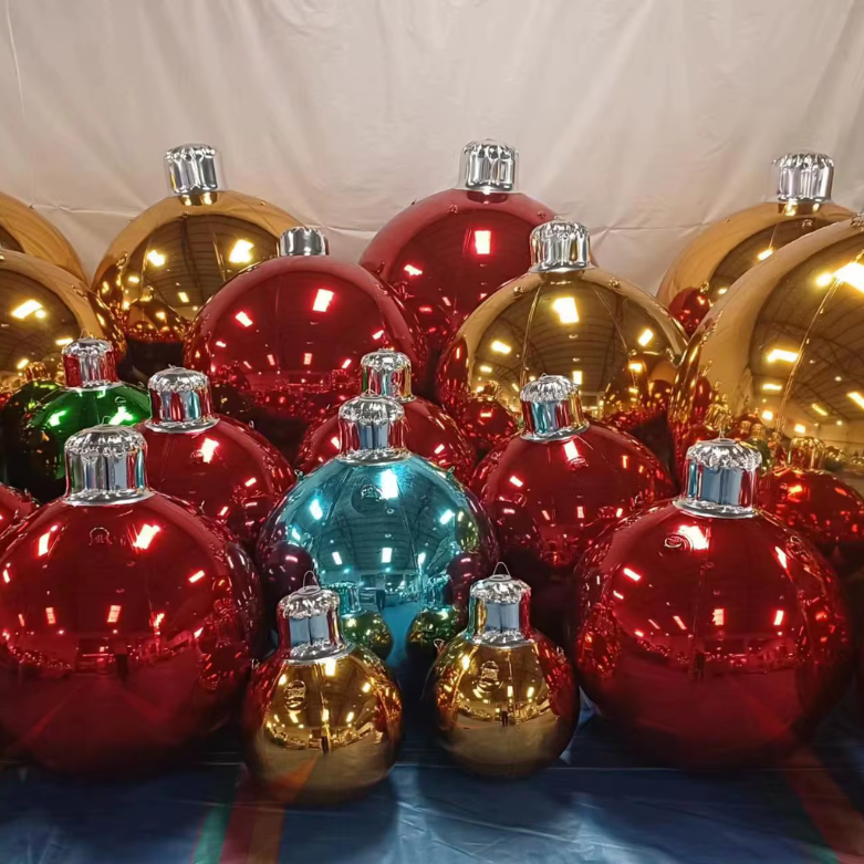 Bola De Natal Inflável Ornamentos de Natal ao ar livre de tamanho extra grande, bolas