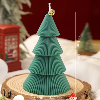 Vela de árvore de Natal 1 peça de velas Natal velas de cone de árvore Natal inverno vela