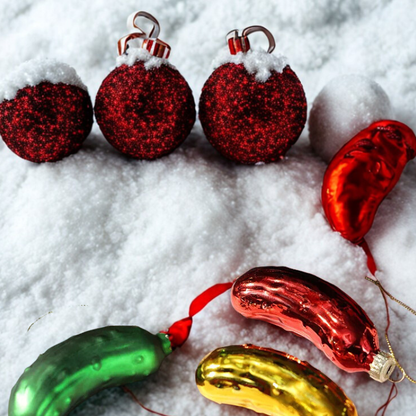 Pepino natalino decorativo 1 peça enfeites de natal em formato picles, decoração natalina
