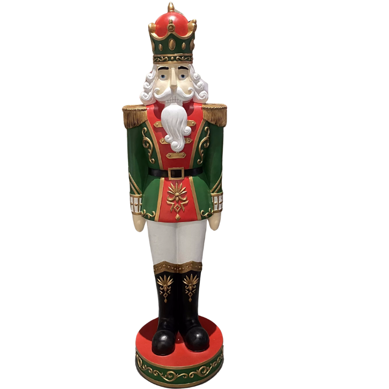 Soldados quebra-nozes de madeira Shopping , Soldado Quebra Nozes Vermelho Enfeite