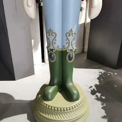 Soldado Quebra-Nozes de fibra de vidro shopping, (1.829 metros em 6 pés) cor verde natal