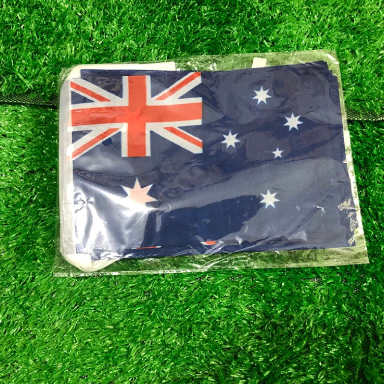 Bandeirinhas Copa do Mundo Cordão de bandeira da Austrália, 50 peças, faixa australiana