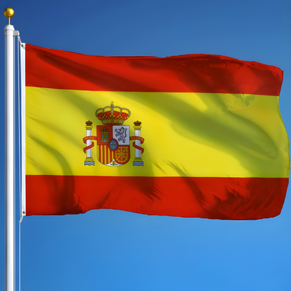 Bandeira da Espanha Copa do Mundo 2 'x 3' - Bandeiras espanholas 60 x 90 cm - Banner