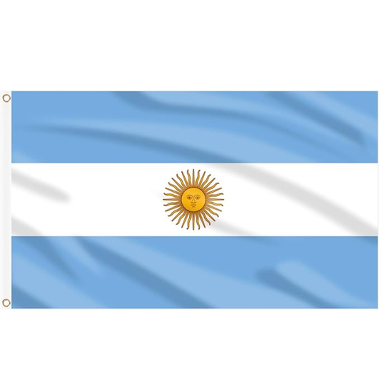 Bandeira Argentina Copa do Mundo 9 x 1,5 m, Bandeira Nacional Grande para Decoração