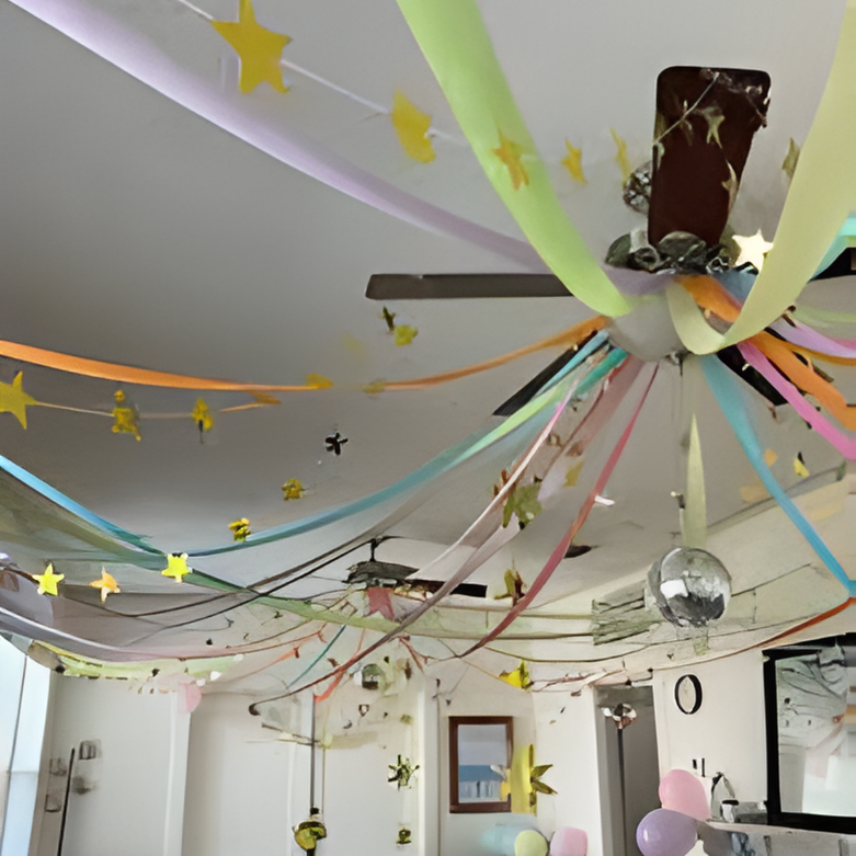 Folhas trevo papel Lindo Carnaval chá de bebê trevo de quatro folhas guirlandas de papel