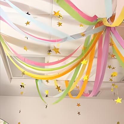Folhas trevo papel Lindo Carnaval chá de bebê trevo de quatro folhas guirlandas de papel