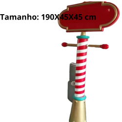 Placas de Natal de fibra de vidro shopping, decoração de navegação comercia e enfeites