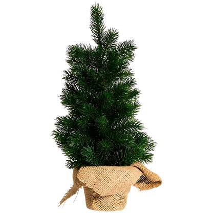 Árvore Natal Artificial Verde miniatura pinheiro, 18 polegadas 45/60/90cm