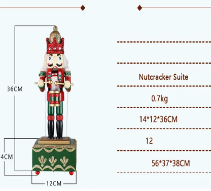 Quebra-nozes de Natal Papai Noel – Boneco de Papai Noel de Natal Quebra-Nozes