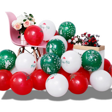 Carregar imagem no visualizador da galeria, 10/30pcs Balão De Látex Do Dia De Natal Elk Feliz Decoração De Sala Balões
