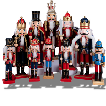 Modelo De Figuras De Soldado Quebra-nozes De Madeira