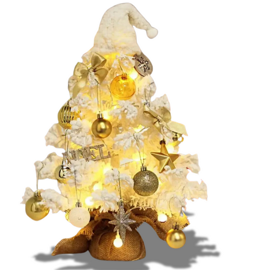 Míni árvore natal ouro