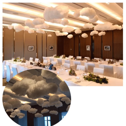 Decoração Nuvem de Algodão artigos para chá de bebê decoração pendurada no teto