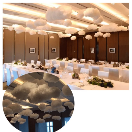 Decoração Nuvem de Algodão artigos para chá de bebê decoração pendurada no teto