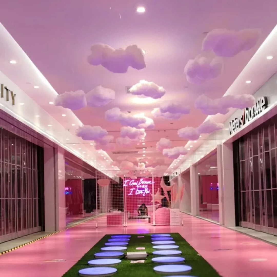 Decoração Nuvem de Algodão artigos para chá de bebê decoração pendurada no teto