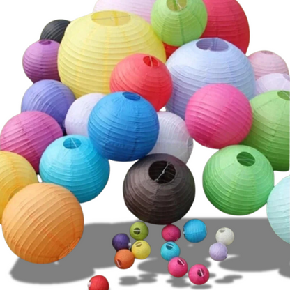 Lanterna de Papel Rendado Rosa 30cm - 01 unidade