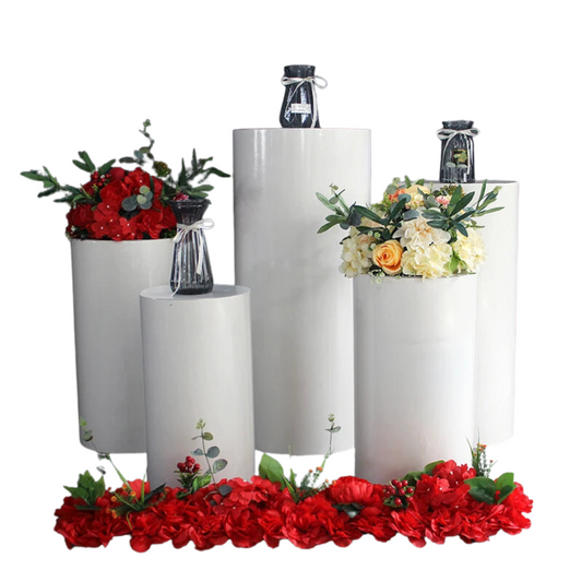 Suporte De Pedestal De Cilindro, Suporte De Pedestal De Exibição Vasos
