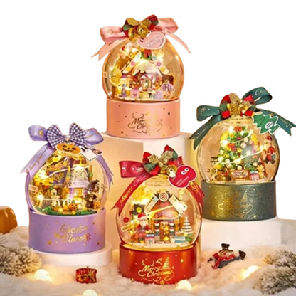 Globo De Neve De Natal, Estatueta De Casa De Vila