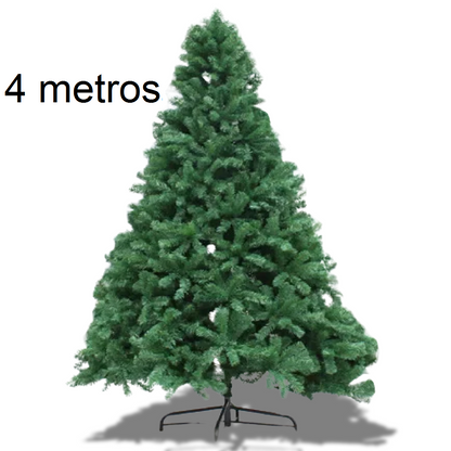 Árvore Pinheiro De Natal Modelo Super Luxo Cor Verde Green 3 metros a 5 metros