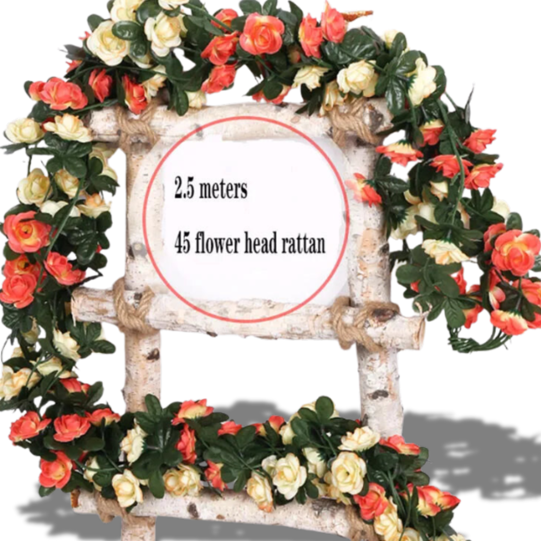 Flores Artificiais Rosas Garland De Natal Para Casamento Decoração Sala