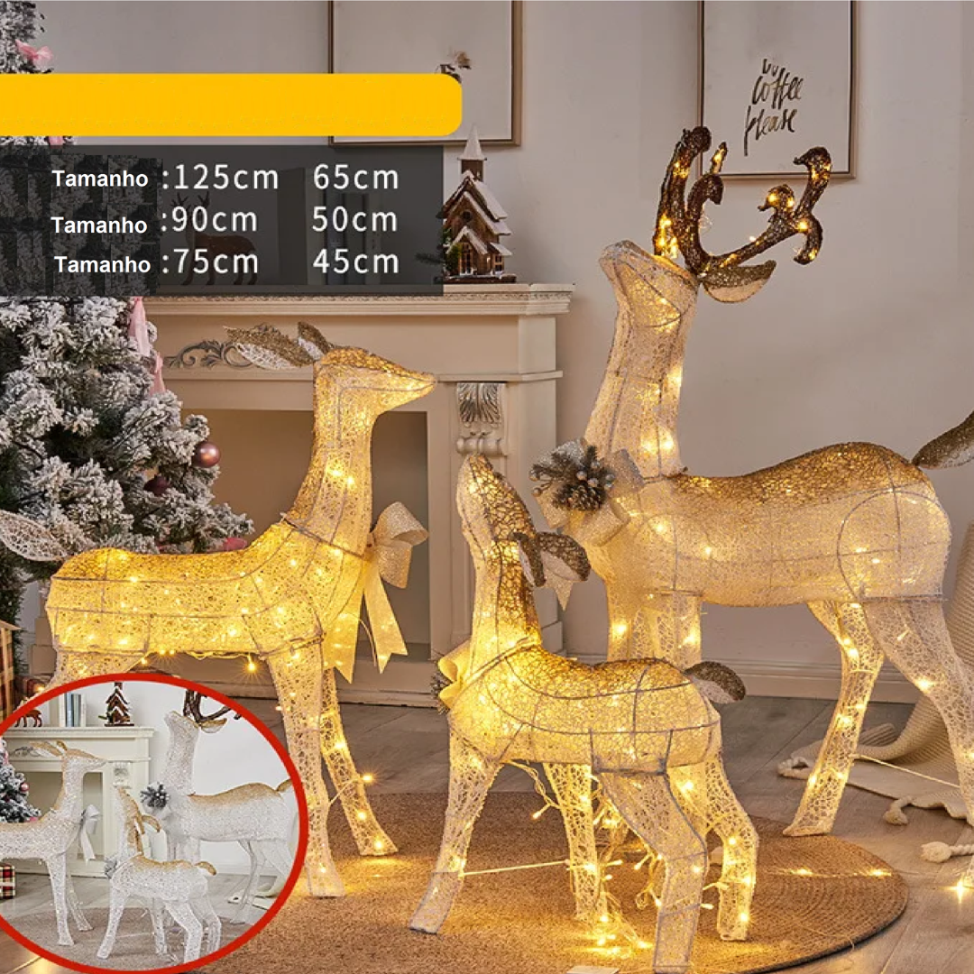 Natal Boneco neve Natal com LED de 120 cm, decorações de Natal pré-iluminadas