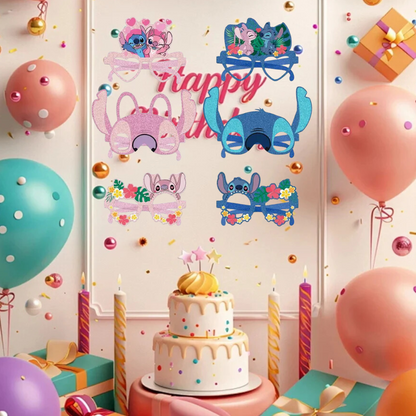 Kit Festa Fácil Stitch Disney Decoração Aniversário