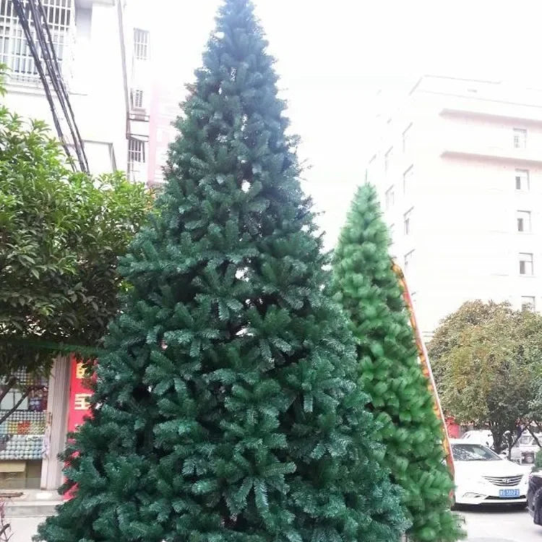 Árvore Pinheiro De Natal Modelo Super Luxo Cor Verde Green 3 metros a 5 metros