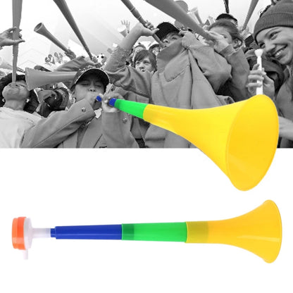Buzina dobrável para estádio de 46 cm Vuvuzela buzinas de sopro som alto buzina futebol