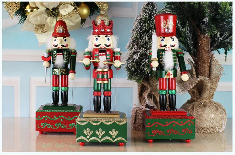 Quebra-nozes de Natal Papai Noel – Boneco de Papai Noel de Natal Quebra-Nozes