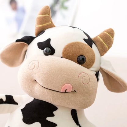 Bicho de Pelúcia Vaca Vaquinha Macia e Pelúcia Vaca Vaquinha Linda Incríveis 30cm