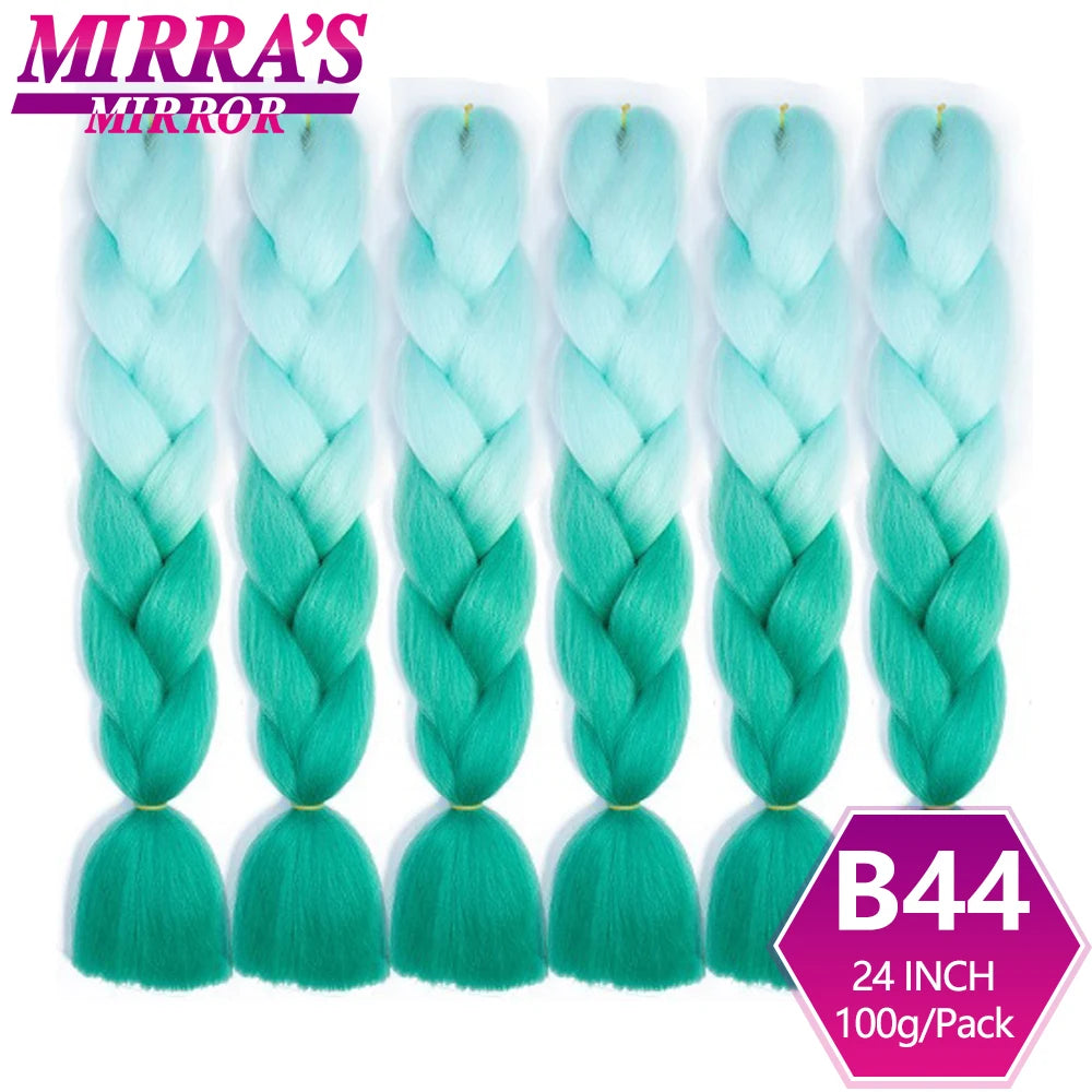 Extensões de cabelo sintético trançado para tranças africanas 6 fios jumbo trançado