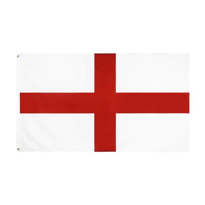 Bandeira da Inglaterra 3x5-bandeira inglesa cruz de São Jorge poliéster exterior interior tela