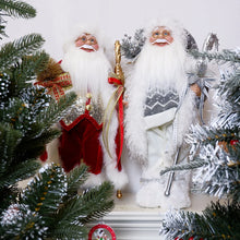 Carregar imagem no visualizador da galeria, Natal papai noel bonecas de pelúcia em pé brinquedo decoração feriado ano novo
