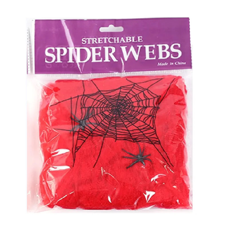 Teia de Aranha Colorida Halloween Teia de Aranha Elástica de 300m² Coteia Colorida