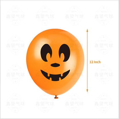 24 Peças balões de Halloween, balões de látex de 12 cm, 8 estilos, balões de Halloween