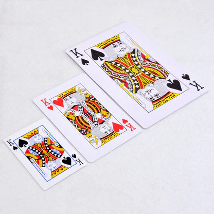 Cartas gigantes baralhos, cartas de pôquer grandes, cartas grandes para crianças e adultos