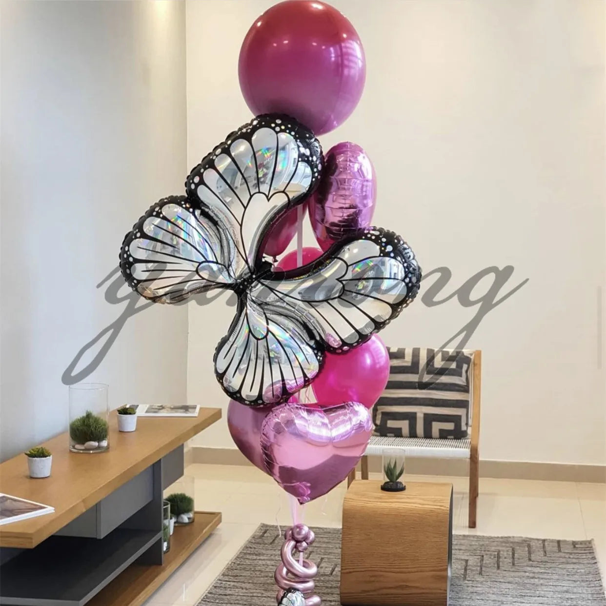 Bela Flor De Alumínio Forma Foil Balões Rosa Girassol Decoração festa Colorido Decoração