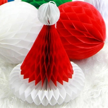 Bola De Favo De Mel De Natal Bolas De Favo De Mel De Natal Decorações